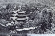 约1979年风穴寺悬钟阁，戚大林摄
