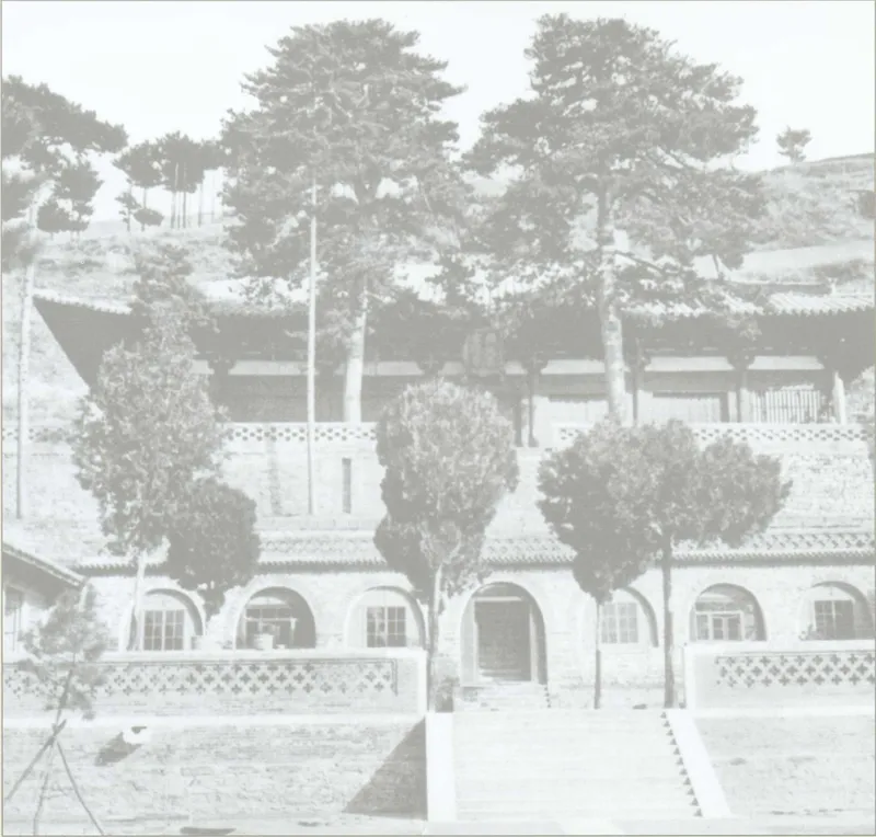 梁思成等摄《中国古建筑图典》整理本:佛光寺大殿全景