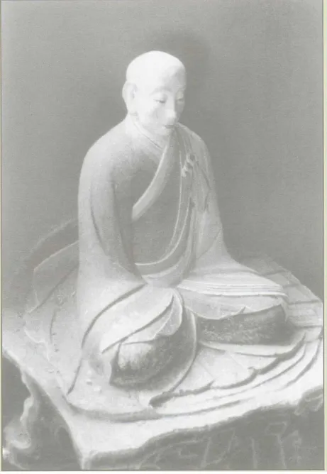 梁思成等摄《中国古建筑图典》整理本:佛光寺愿诚禅师像