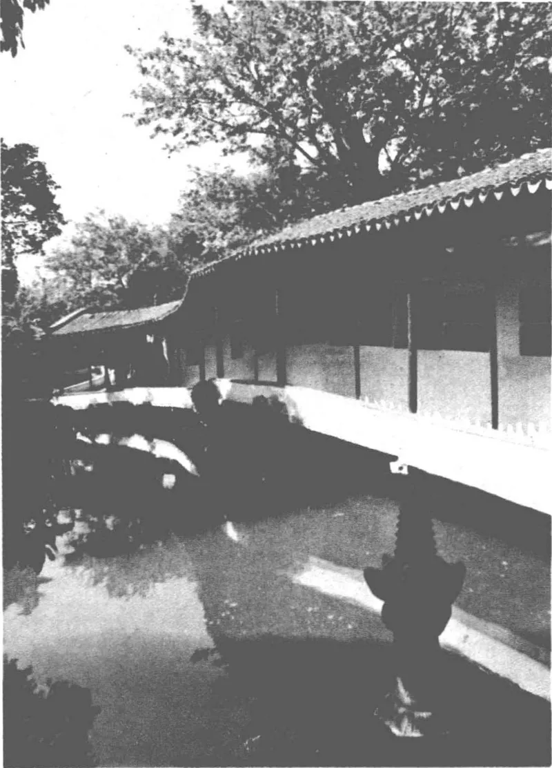 《拙政园志稿》所收拙政园西部水廊旧影